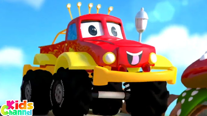 Goal Monster Truck Dan Car Cartoon Videos And Stories For Kids, Kids  Channel