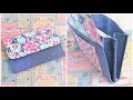 マルチケース作り方　ファスナーポーチ 作り方 　how to make a pouch.