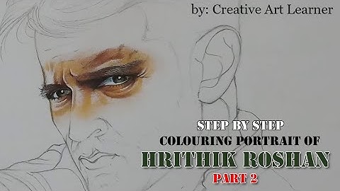 Drawing Hrithik Roshan step by step | How to draw Hrithik Roshan from war | Part 2