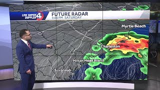 Monitoring the tropics for developing low pressure system; coastal impacts expected in the Carolinas