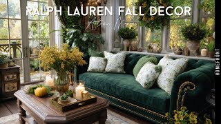 Cozy & Elegant Fall Decor | Ralph Lauren Inspired Autumn Decor Ideas for 2025