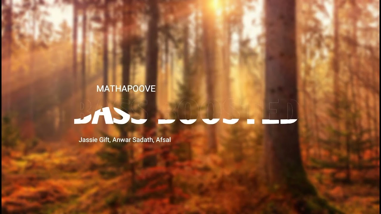 Mathappoove song bass boosted audio
