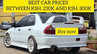 CAR SALES. From Ksh. 230k to Ksh. 800k. Massive car sales in Nairobi 0714802513