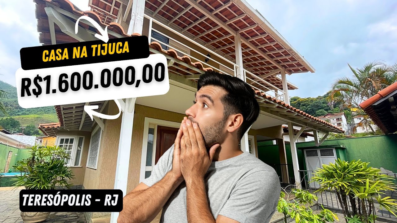 Casa Ampla com Piscina, Gourmet e Suítes na Tijuca – Teresópolis