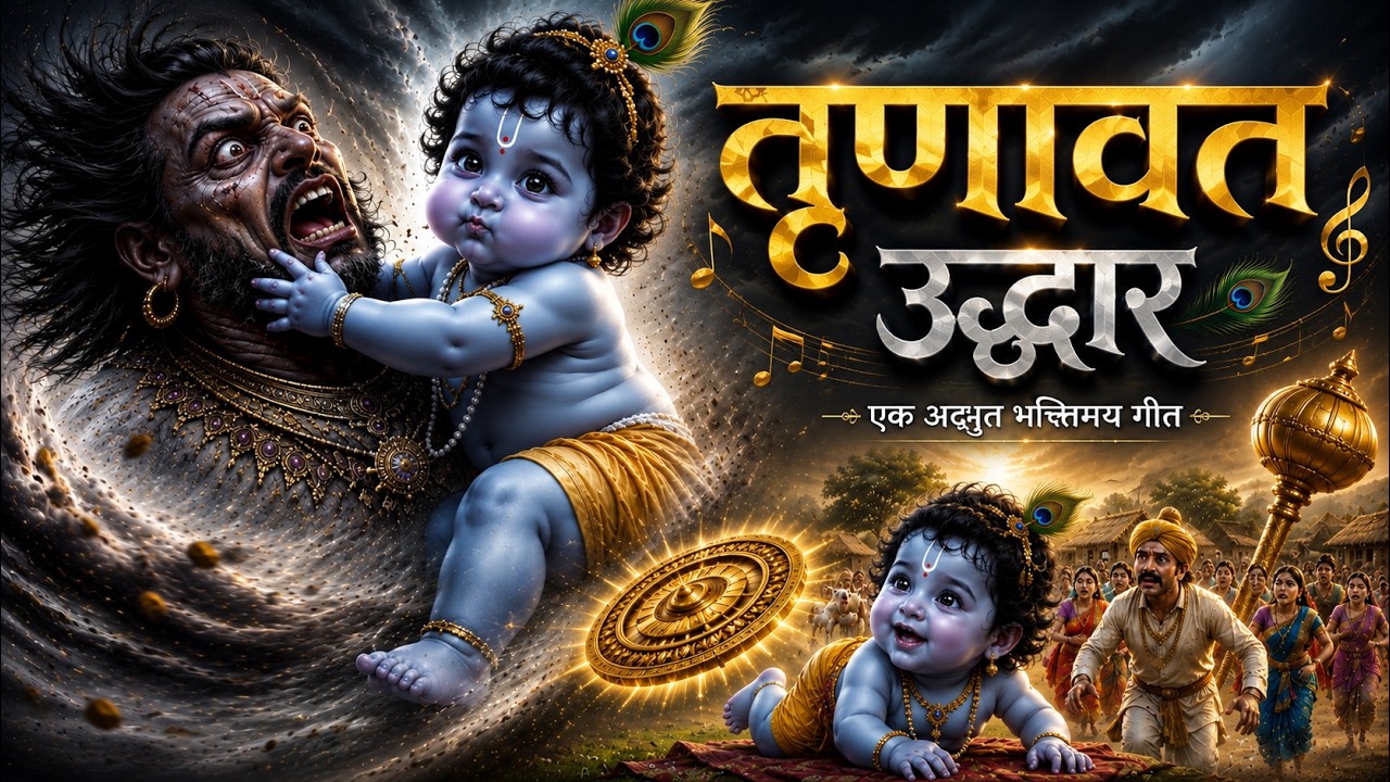 तृणावत उद्धार 🌀✨| श्री कृष्ण लीला