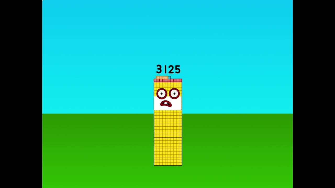 Tetrations of 5 Numberblocks Band (Scratch take)