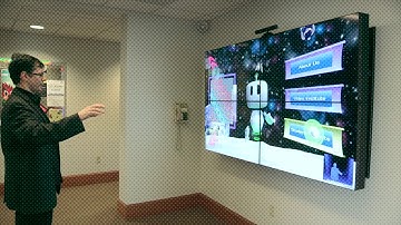 Interactive Video Wall with Computer Vision