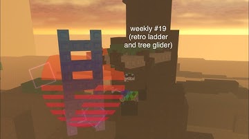 weekly#19 (retro ladder and tree glider) roblox steep steps