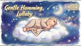 Fall Asleep in 10 Minutes ♫ 1 HOUR Soft Humming & Music Box Lullaby for Babies and Toddlers screenshot 3