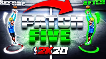 NBA 2K20 PATCH 5 RUINED 2k🤣 HUGE BADGE PROGRESSION, SHOOTING, PICK DODGER, SPEED BUFFS! HUGE NERFS