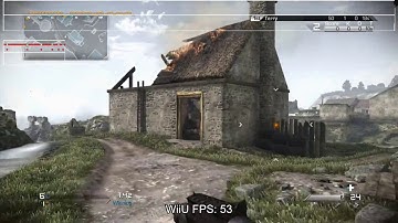 Call of Duty Ghosts Wii U Framerate Just Walking