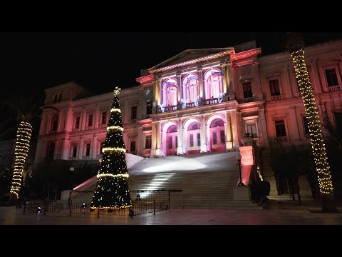 Φωταγώγηση Χριστουγεννιάτικου Δέντρου Δήμου Σύρου - Ερμούπολης | 4-12-2020
