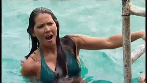 Olivia Munn's Jamaican Cliff Dive *higher quality ...