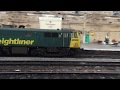 Freight train arrives at Carlisle 9th August 2018