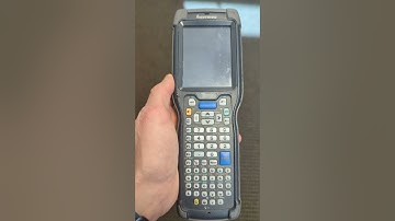 Warm reset on a CK75 or CK71 intermac or Honeywell windows mobile scanner