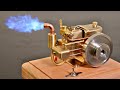 Self Unboxing Steampunk Engine - Mini 4-Stroke Engine