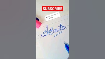 Name - ASMITA🥀Comment your name🌷Stylish Handwritting | #calligraphy #handwriting #nameart #shorts