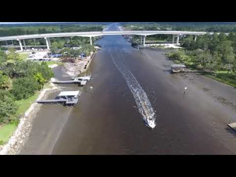 An aerial tour of the Palm Valley area (Intracoastal Waterway) #intracoastal #floridatravel