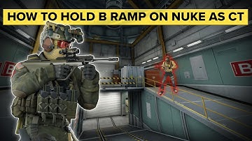 How to Hold B Ramp on Nuke as CT - Lesson by CS2 Coach v1dma