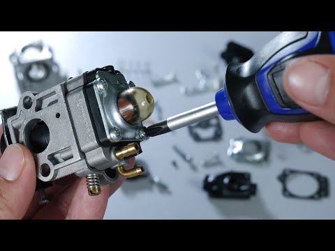Seřízení a vyčištění karburátoru do motorové kosy