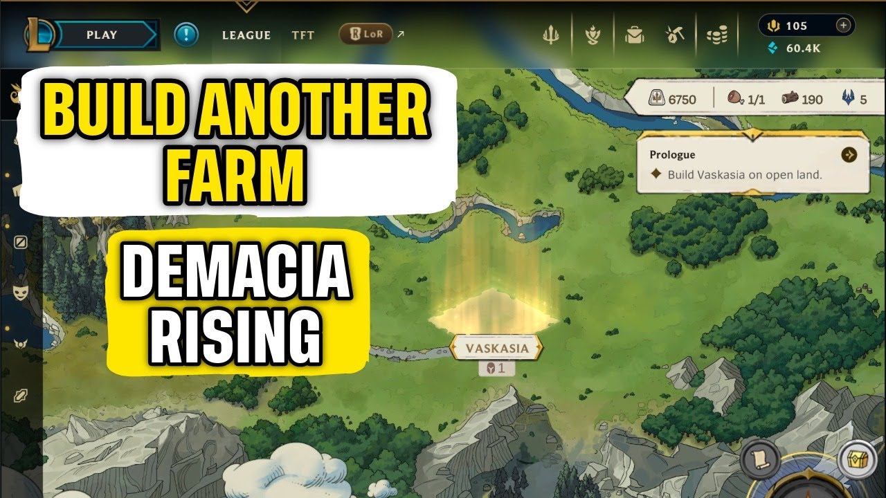 How to build Another Farm Demacia Rising League Client Quick Guide ...
