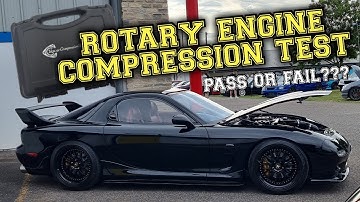 1992 Mazda Rx7 FD3S Efini Rotary Engine compression test | How to