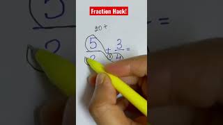 Fraction Hack   #math #youtube #mathtrick #shorts #learning #tutor #youtubeshorts Net Worth
