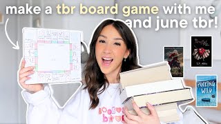 board game picks my june tbr make a tbr board game with me!