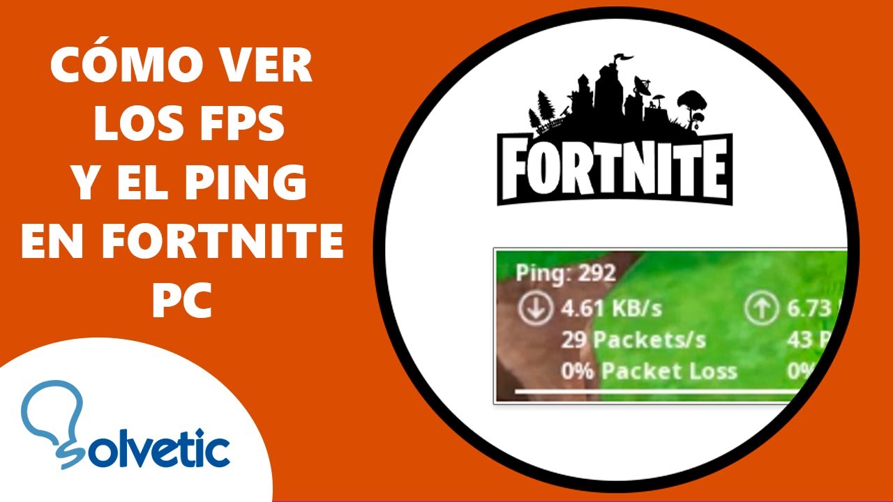 Como Ver los FPS y el Ping en Fortnite PC - YouTube