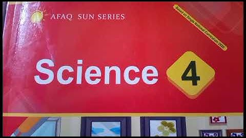 Based On Single National Curriculum Afaq sun series science class 4th page No 3 solved #profmaraza