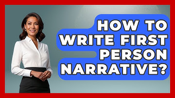 How To Write First Person Narrative? - The Language Library