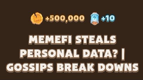 Memefi Steals Personal Data? | Gossips Break Downs | Youtube Memefi Video Code Today 4 September
