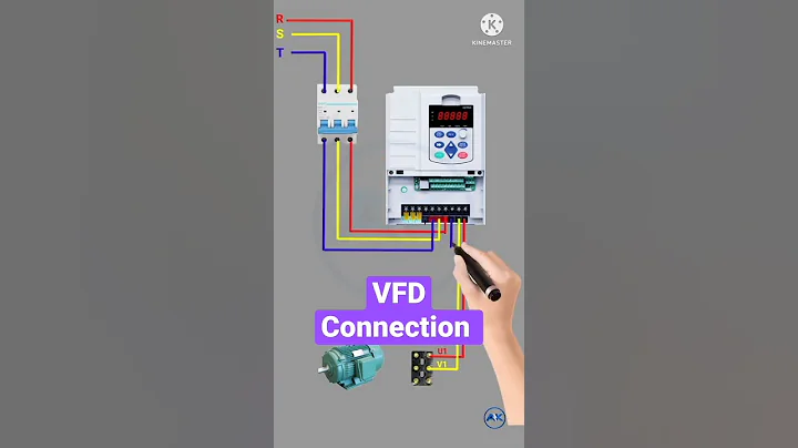 VFD Connection with 3-phase Induction Motor