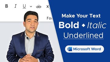 Microsoft Word Text Formatting Explained (Bold, Italics, Underline & More)