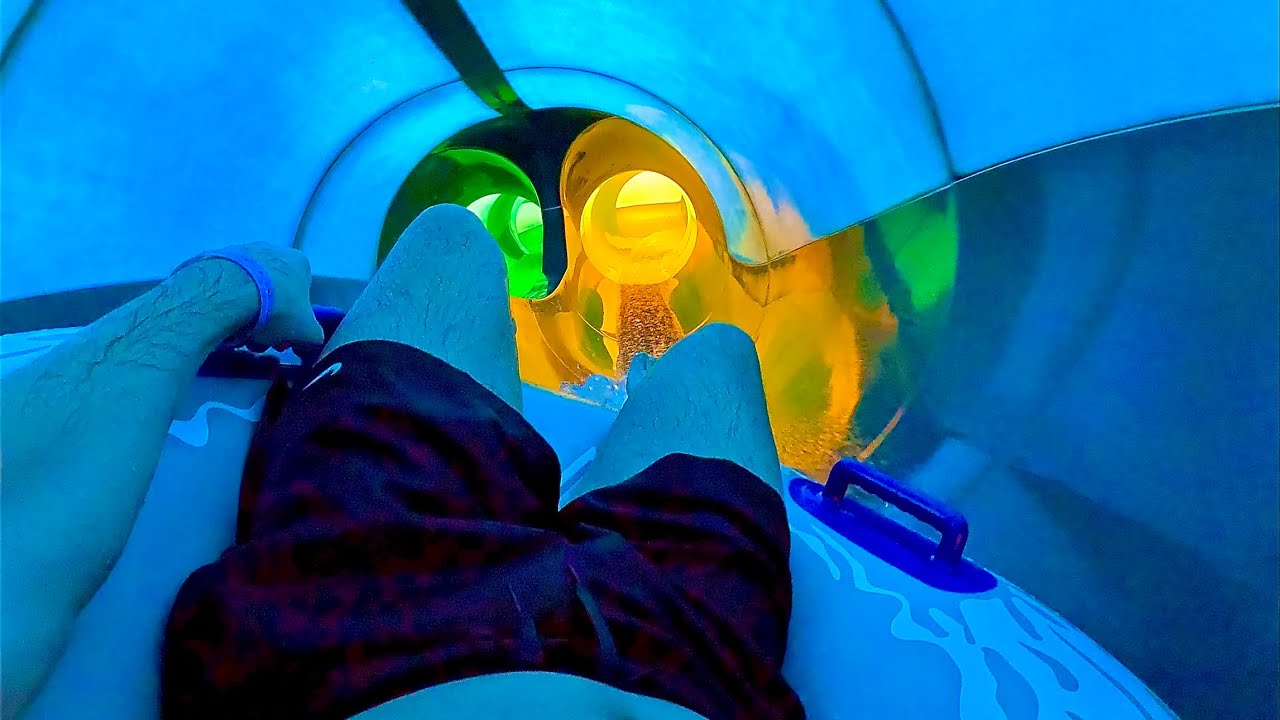 Double Racer Water Slide at Great Wolf Lodge | Perryville, USA - YouTube