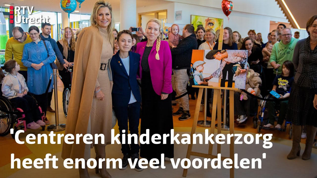 Koningin Máxima bezoekt Prinses Máxima Centrum voor kinderoncologie in Utrecht RTV Utrecht Koningin Máxima bezoekt Prinses Máxima Centrum voor kinderoncologie in Utrecht RTV Utrecht
