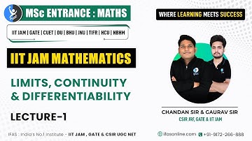 Limits ,Continuity & Differentiability | Lecture 1