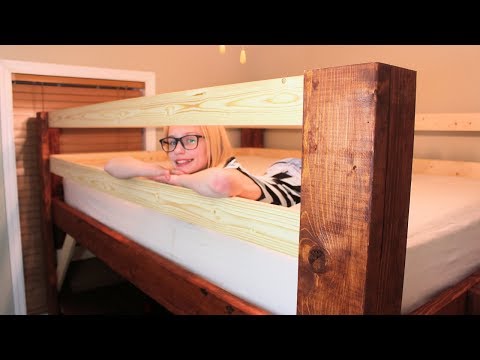 Queen Loft Bed with Desk for a Small Bedroom
