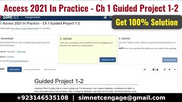 Access 2021 In Practice - Ch 1 Guided Project 1-2  | Guided Project 1-2 #InPracticeCh1 #access2021