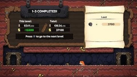 Spelunky 2 - Mattock from cave mole