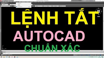 ✔️ [ AUTOCAD ] - HƯỚNG DẪN CÀI ĐẶT LỆNH TẮT TRONG AUTOCAD
