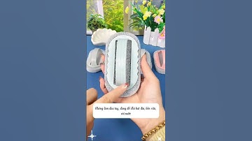 Bàn chải cọ rửa nhà bếp có tay cầm. #famistoregiadungxanh  #banchaicotaycam  #