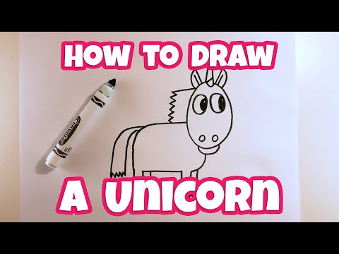 🦄 How to Draw a Cute Unicorn | Easy Drawing for Kids 