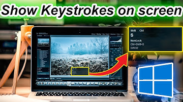 How to show keystrokes on screen windows 10 || How to show key presses on screen || Keystrokes