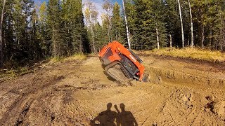 Extreme digging with Kubota SVL-95 and Fendt 712 vario.