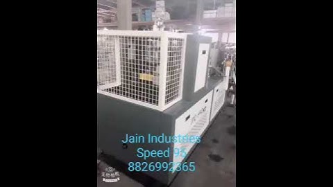 High speed paper cup making machine