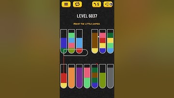 Water sort puzzle level 6037