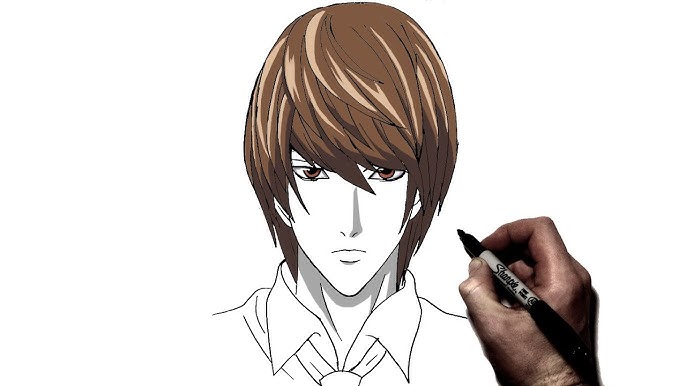 How-to-draw-L-(Ryuzaki)-from-Death-Note, متعة الرسم