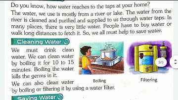 CBSE Class 2 EVS  - Water We Drink - Chapter 14 - Earth Natural Friend - NCERT