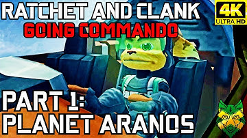 [PS5][4K] Ratchet & Clank Going Commando Part 1: Planet Aranos No Commentary | RhoxieRomps